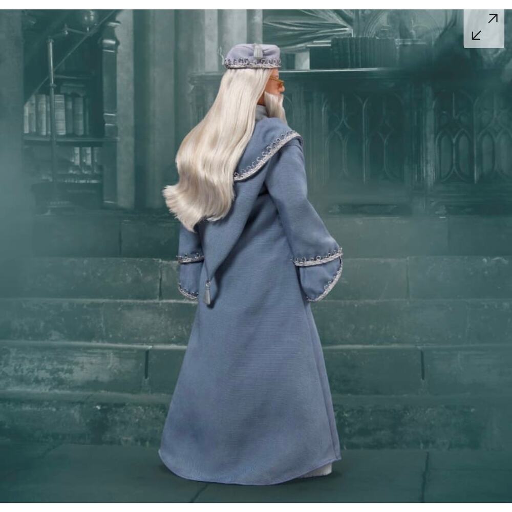 NRFB Albus Dumbledore Collector Doll HND83 Harry Potter Mattel MINT Wizard - Picture 7 of 13